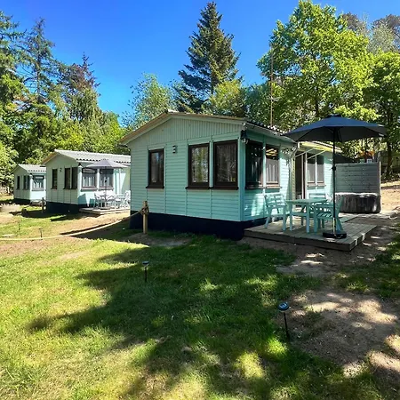 Ferienhaeuser Insel Usedom Waldhaus 3 Mit Whirlpool - Direkt Am Achterwasser * Lutow