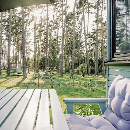 Ferienhaeuser Insel Usedom Waldhaus 3 Mit Whirlpool - Direkt Am Achterwasser * Lutow
