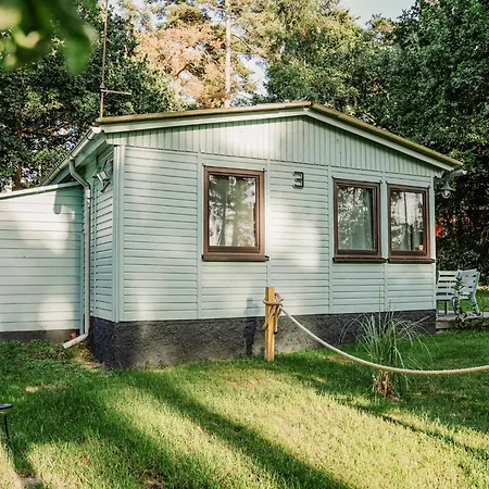 度假居 Ferienhaeuser Insel Usedom Waldhaus 3 Mit Whirlpool - Direkt Am Achterwasser